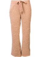 Undercover Cashmere Cropped Pants, Women's, Size: 1, Pink/purple, Polyester/cashmere
