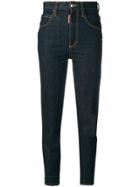 Dsquared2 Slim High-waisted Jeans - Blue