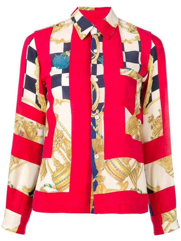 Comme Des Garçons Pre-owned Printed Shirt - Red