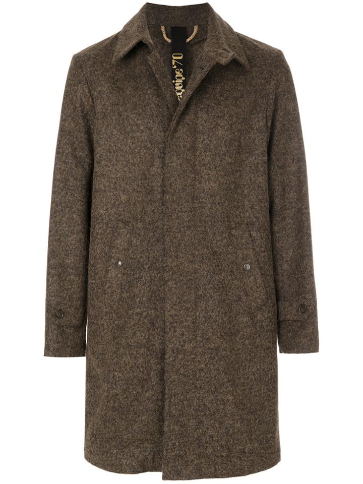 Equipe '70 Concealed Fastening Coat - Brown