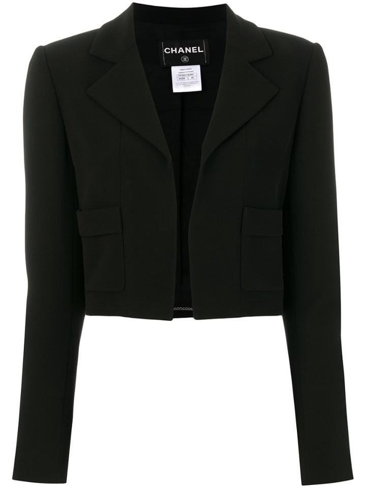 Chanel Vintage Cropped Jacket - Black