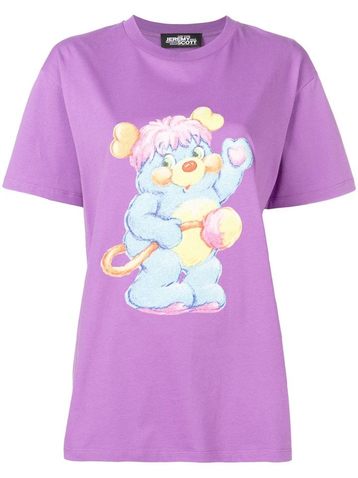 Jeremy Scott Loose-fit Printed T-shirt - Purple