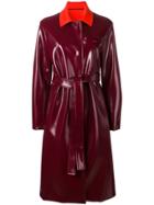 Emilio Pucci Belted Trench Coat - Red