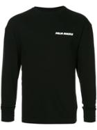 Palm Angels Long-sleeve Printed T-shirt - Black