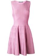 Antonino Valenti Giglio Skater Dress, Women's, Size: 42, Pink/purple, Silk/nylon/viscose/spandex/elastane