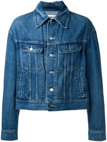 Ambush Embellished Back Denim Jacket, Men's, Size: 2, Blue, Cotton