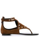 Giuseppe Zanotti Design Studded Flat Sandals