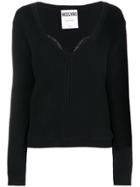 Moschino Lace Detail Jumper - Black