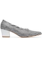Maryam Nassir Zadeh Ruby 50 Woven Leather Pumps - Black