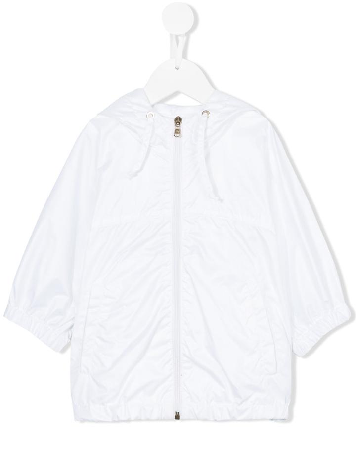 Fay Kids - Long Sleeve Hooded Jacket - Kids - Cotton - 6 Yrs, White
