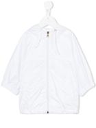 Fay Kids - Long Sleeve Hooded Jacket - Kids - Cotton - 6 Yrs, White