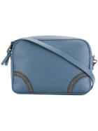 Fabiana Filippi Top Zip Crossbody Bag - Blue
