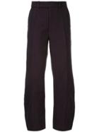 Namacheko Tailored Trousers With Oval Hem - Purple