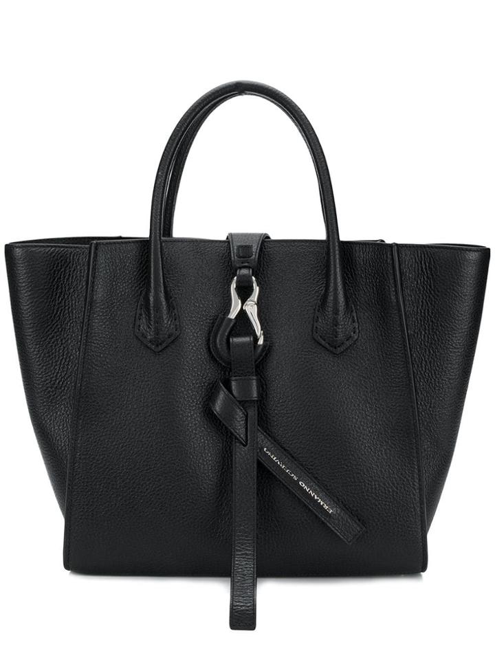 Ermanno Scervino Trapeze Shaped Tote - Black