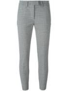Dondup 'perfect' Houndstooth Trousers, Women's, Size: 27, Black, Polyester/spandex/elastane/virgin Wool