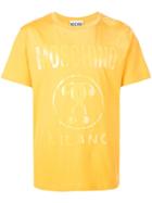 Moschino Tonal Logo Print T-shirt - Yellow