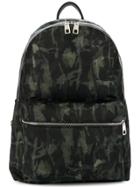 Dolce & Gabbana Camouflage Zipped Backpack - Green
