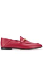 Gucci Brixton Horsebit Loafers - Red