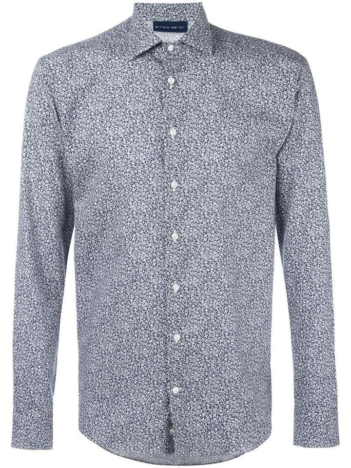 Etro Abstract Print Shirt, Men's, Size: 42, Cotton