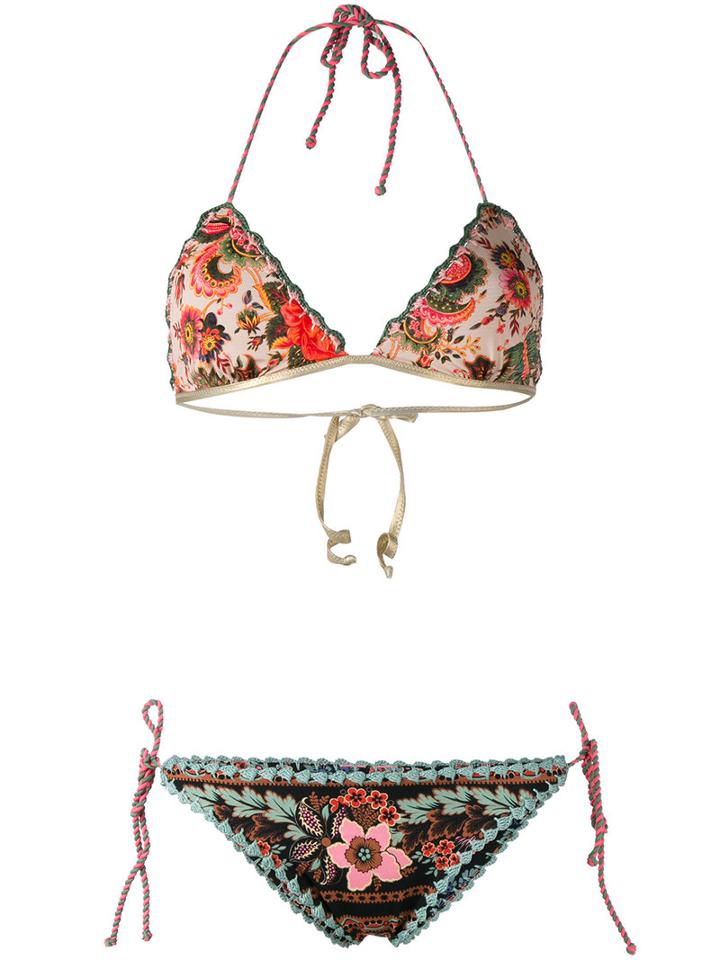 Anjuna - Floral Print Bikini Set - Women - Polyamide/spandex/elastane - L, Women's, Polyamide/spandex/elastane