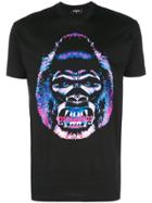 Dsquared2 Monkey Logo-patch T-shirt - Black