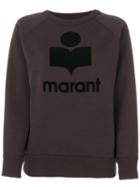 Isabel Marant Étoile - Étoile Slogan Sweatshirt - Women - Cotton/polyester - 36, Black, Cotton/polyester