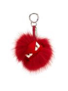Fendi Bag Bugs Charm - Red