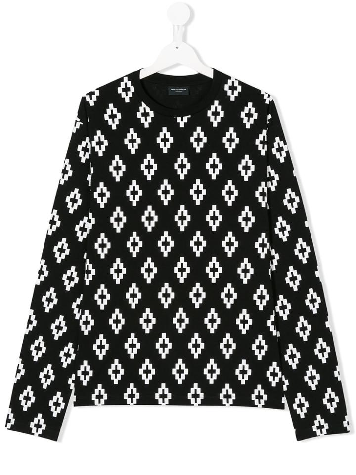 Marcelo Burlon County Of Milan Kids Teen Sheg Sweatshirt - Black
