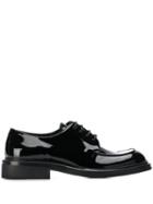Prada Patent Leather Derby Shoes - Black