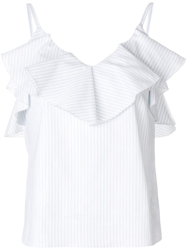 Golden Goose Deluxe Brand Striped Ruffled Top - Unavailable