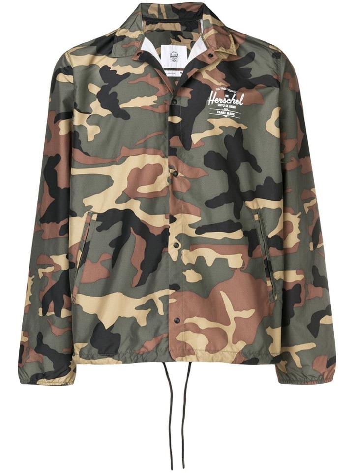 Herschel Supply Co. Camouflage Wind Breaker Jacket - Green