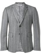 Thom Browne Tailored Striped Blazer - Grey