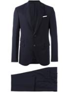 Neil Barrett Classic Two-piece Suit, Men's, Size: 52, Blue, Cotton/polyester/virgin Wool