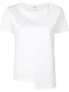 Loewe Asymmetric Hem T-shirt - White