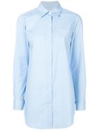 Michael Michael Kors Oversized Button-down Shirt - Blue