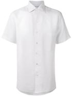 Loro Piana Short Sleeve Shirt, Men's, Size: Small, White, Linen/flax