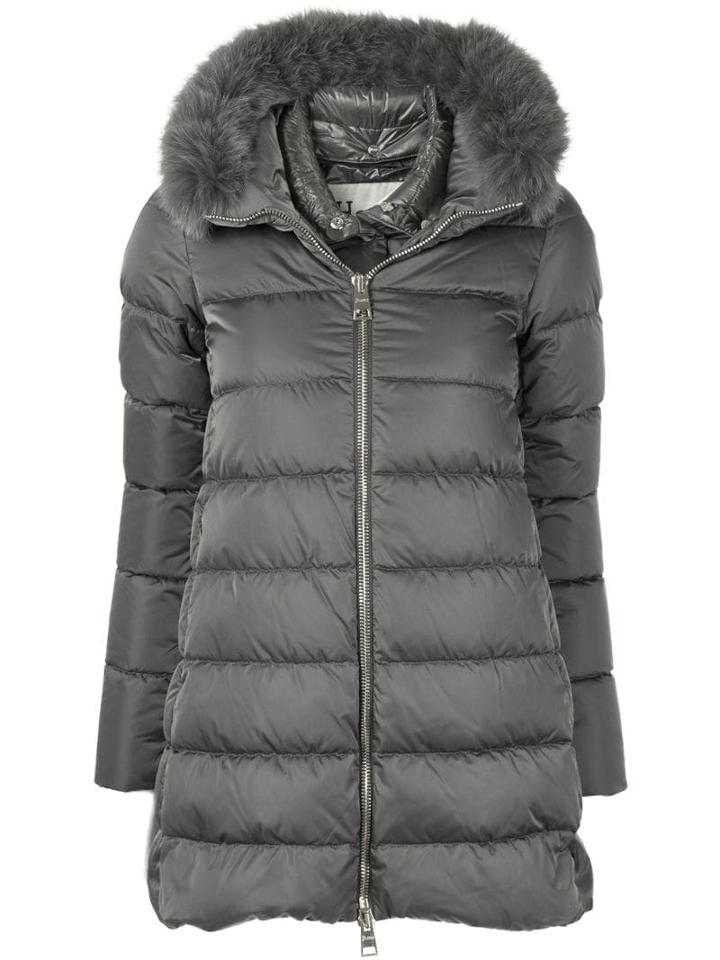 Herno Bomber Down Coat - Grey