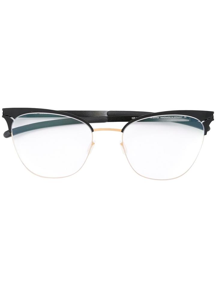 Mykita Round Frame Glasses - Black