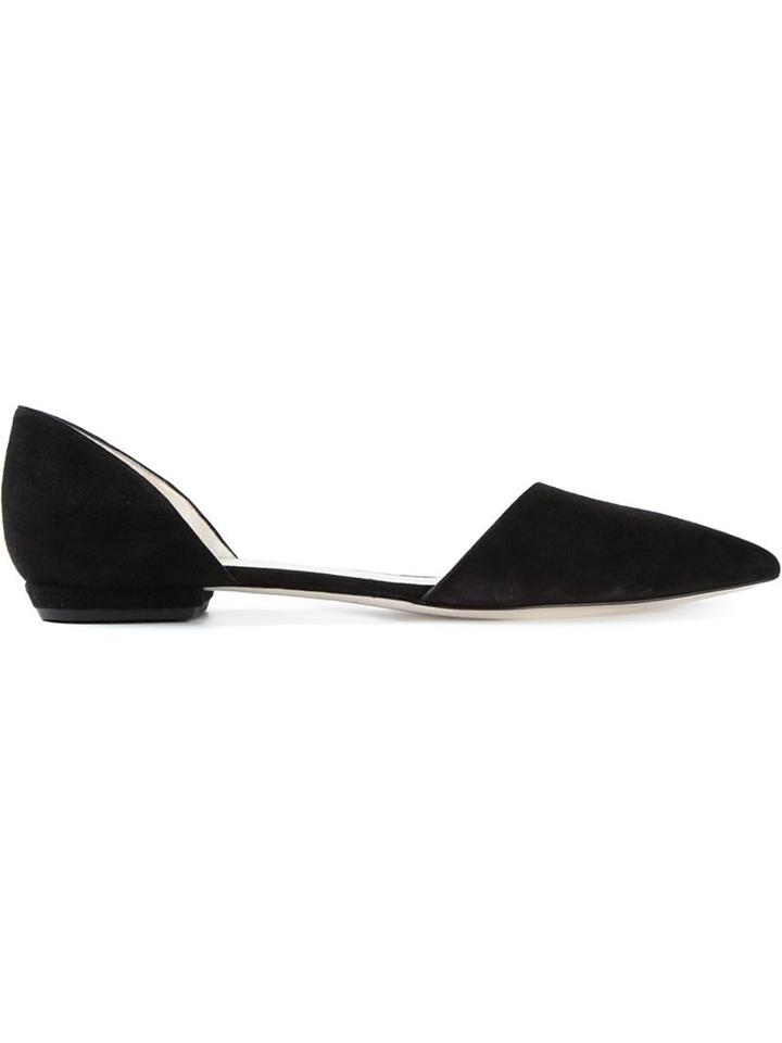 Giorgio Armani Cut-out Ballerinas