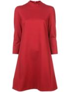 Les Copains Plain Shift Dress - Red