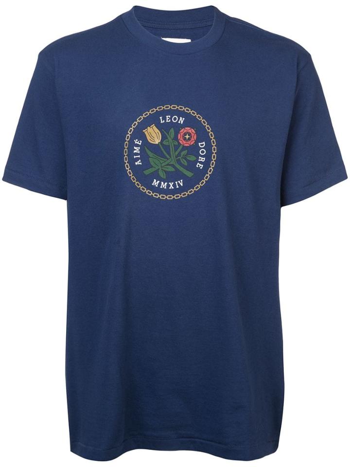 Aimé Leon Dore Logo Print T-shirt - Blue