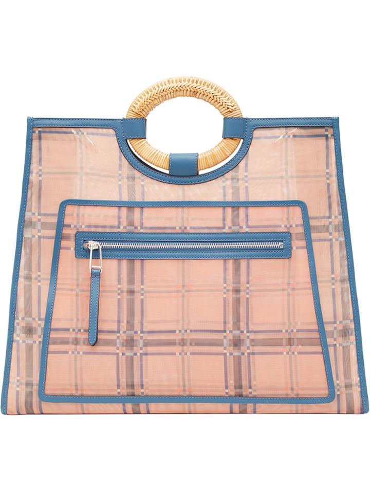 Fendi Runaway Shopper Tote - Pink & Purple