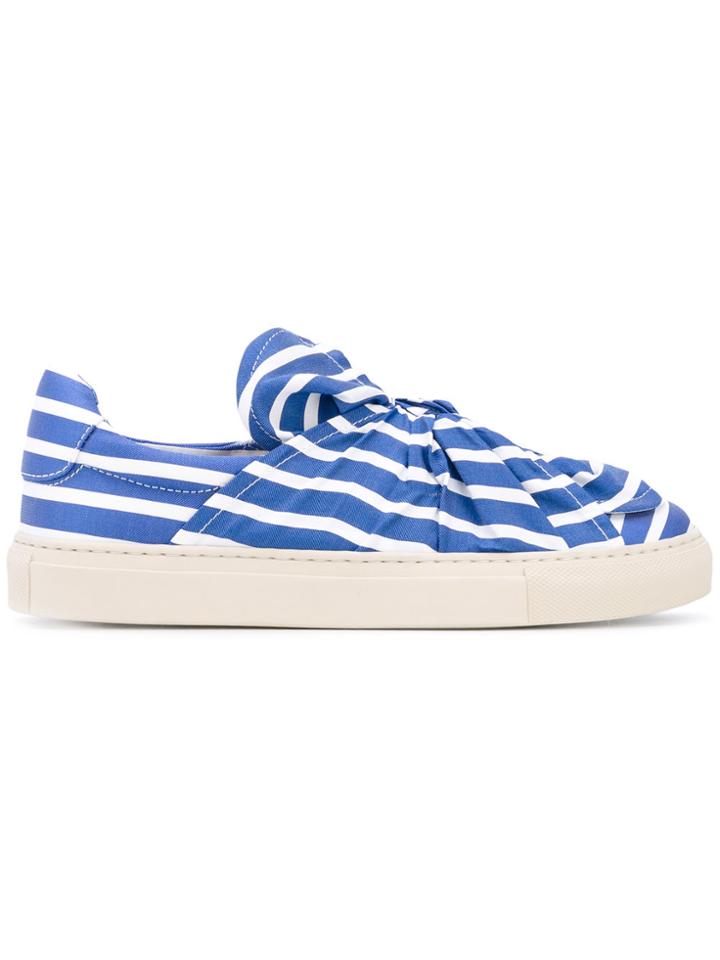 Ports 1961 Striped Sneakers - Blue