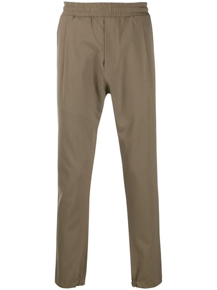 Low Brand Straight Leg Track Pants - Green