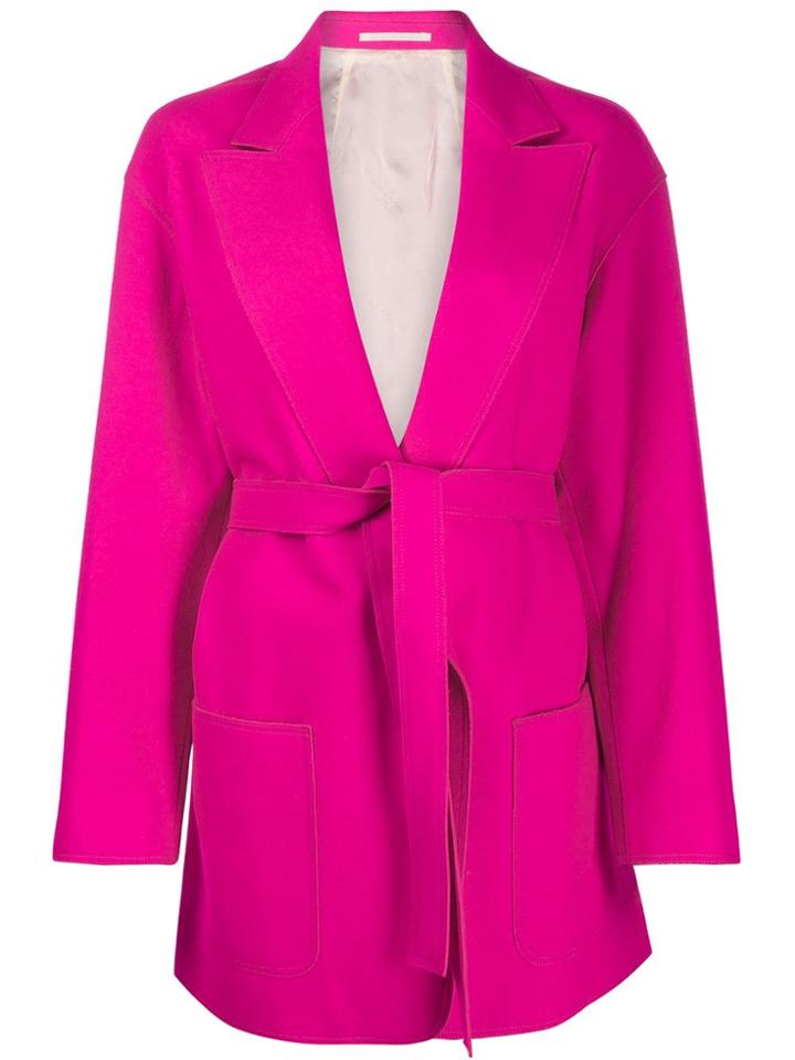 Golden Goose Tie Waist Fitted Jacket - Pink