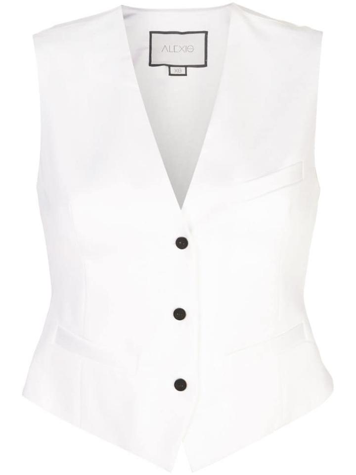 Alexis Gallo Vest Top - White