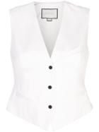 Alexis Gallo Vest Top - White