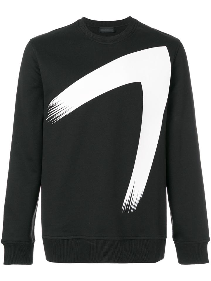 Diesel Black Gold Printed Crew Neck Jumper