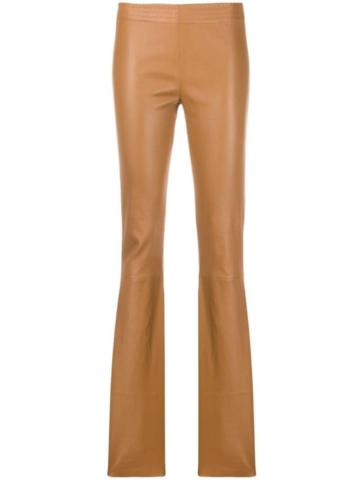 Drome Flared Style Trousers - Brown