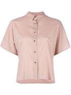Eleventy Shortsleeved Shirt - Pink & Purple